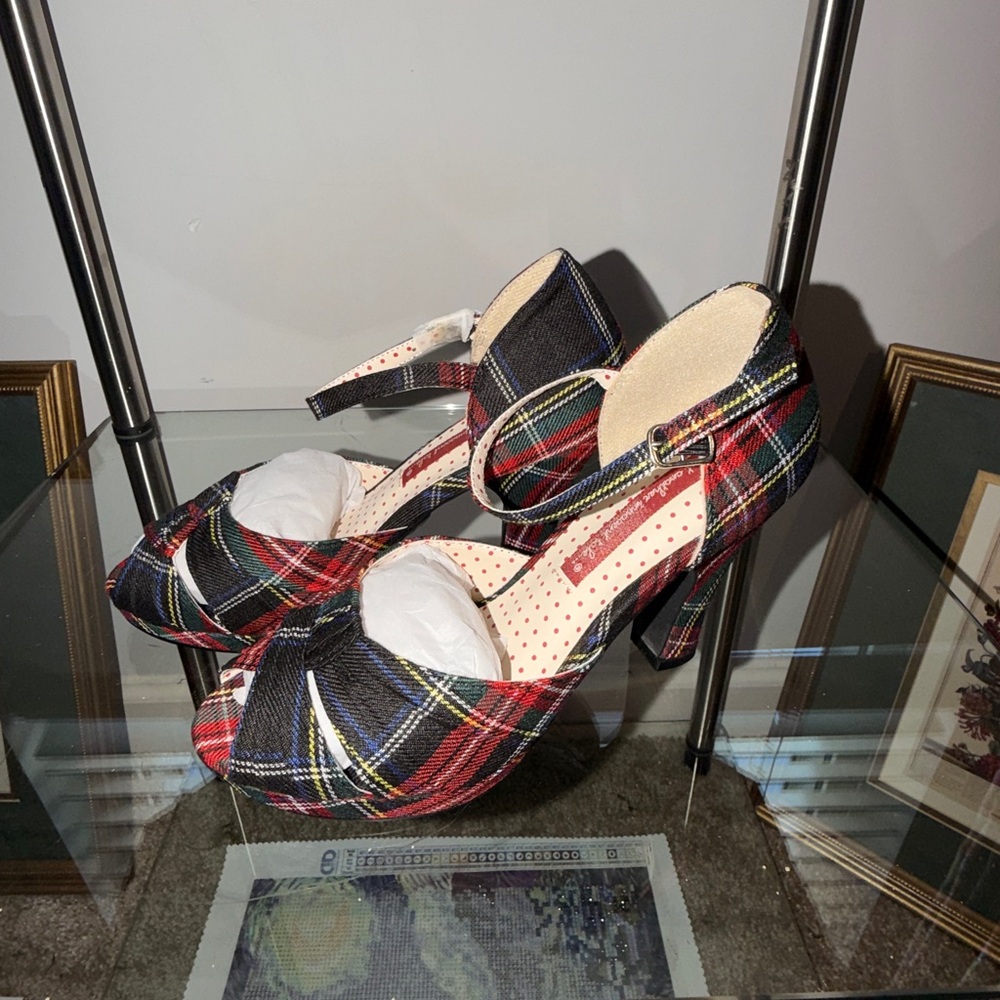 B.A.I.T Westwood Plaid Heels